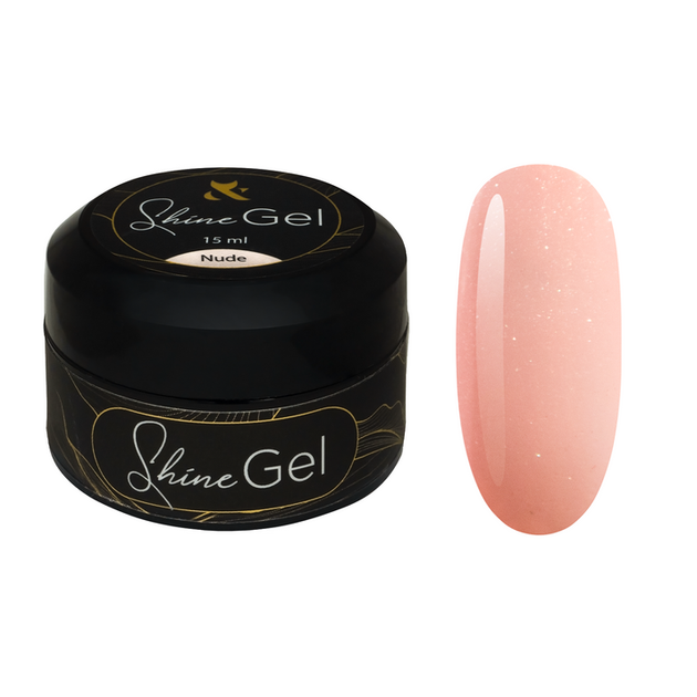 F.O.X. Гель для укріплення натуральних нігтів Shine Gel Nude, 15 ml - Фото 1 F.O.X. Гель для укріплення натуральних нігтів Shine Gel Nude, 15 ml - изображение 1