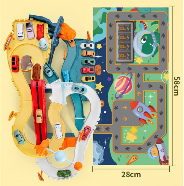 Дитячий ігровий паркінг з музикою Dinosaur Space Orbit 5506 А