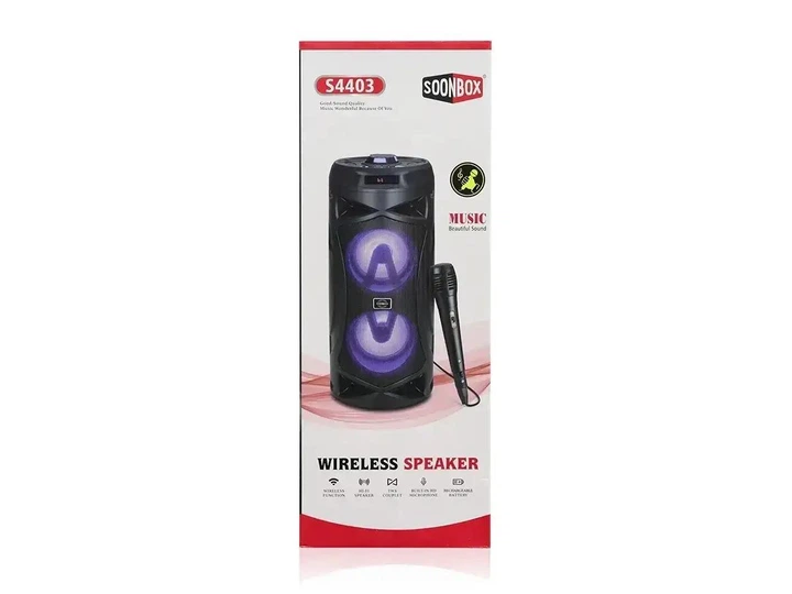 Портативная Bluetooth колонка S4403 10Вт черный - изображение 7