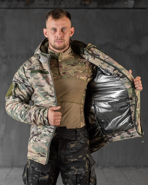 Тактична зимова куртка SoftShell Omni-Heat до -20 L мультикам (89432) - зображення 2