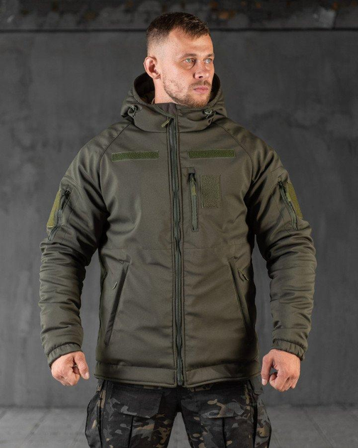 Тактична зимова куртка SoftShell Omni-Heat до -20 M олива (89430) - зображення 1