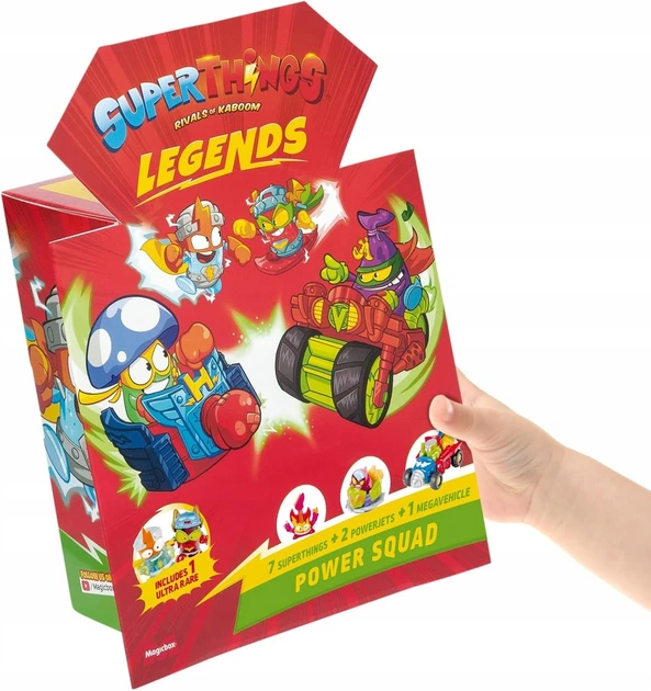 Набір ігрових фігурок Super Zings/Things Legends Power Squad 7 фігурок + 2 PowerJet + 1 транспортний засіб (PST14B512IN00) - Фото 2 Набір ігрових фігурок Super Zings/Things Legends Power Squad 7 фігурок + 2 PowerJet + 1 транспортний засіб (PST14B512IN00) - зображення 2