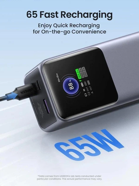 УМБ Power Bank Ugreen Nexode Power Bank 25000 mAh мощностью 200W