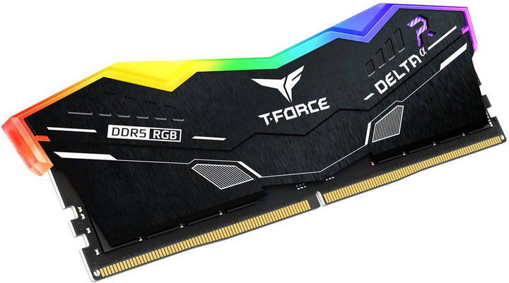 Pamięć RAM Team Group DDR5-6000 32768MB PC5-48000 (Kit of 2x16384) T-Force Deltaα RGB Black (FF7D532G6000HC30DC01) - obraz 3
