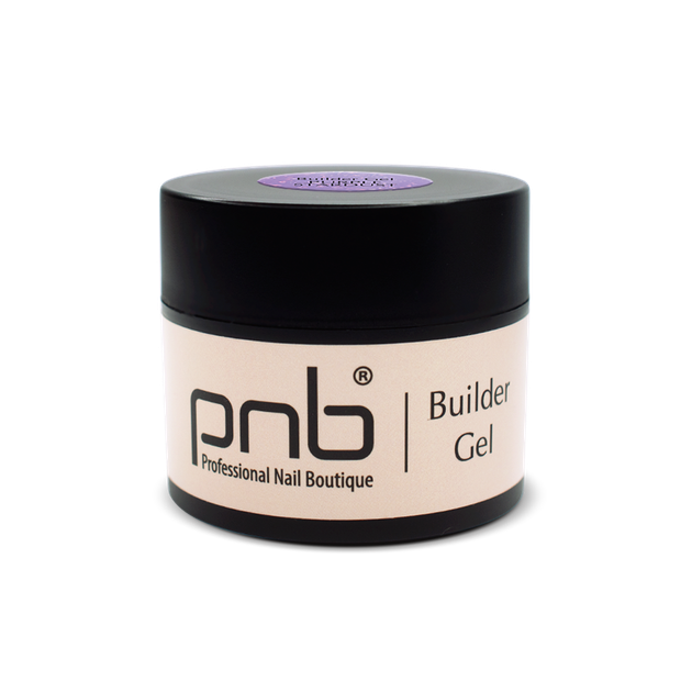Моделюючий гель для нігтів PNB UV/LED Builder Gel Purple Stardust 15 мл - зображення 2