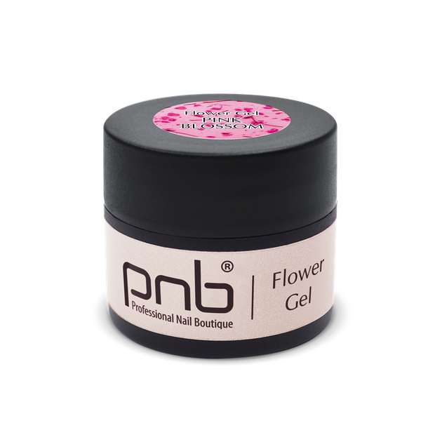 Моделюючий гель для нігтів PNB UV/LED Flower Gel Pink Blossom 5 мл - Фото 2 Моделюючий гель для нігтів PNB UV/LED Flower Gel Pink Blossom 5 мл - изображение 2
