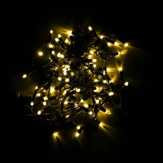 Светодиодная гирлянда Crown 100 LED 10 м 220В Теплый Белый (WLS-QX-DC2154W10) - Фото 2 Светодиодная гирлянда Crown 100 LED 10 м 220В Теплый Белый (WLS-QX-DC2154W10) - изображение 2