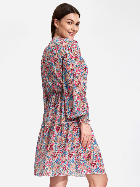 Sukienka trapezowa damska Figl M859 S/M Wielokolorowa (5902194409087) - obraz 2