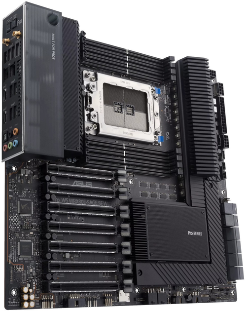 Материнська плата ASUS Pro WS WRX80E-SAGE SE WIFI (sWRX8, AMD WRX80, PCI-Ex16) Black (90MB1590-M0EAY0) - зображення 3