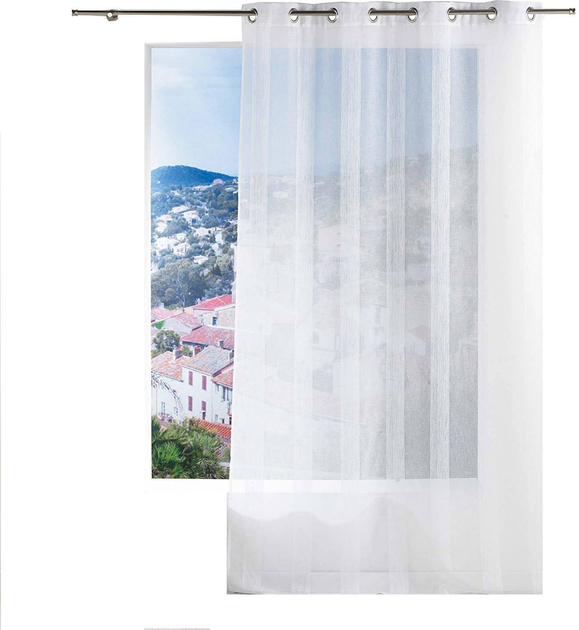 Фіранка Douceur d'interieur Salina 140 x 240 см Біла (3574386209724) - зображення 3