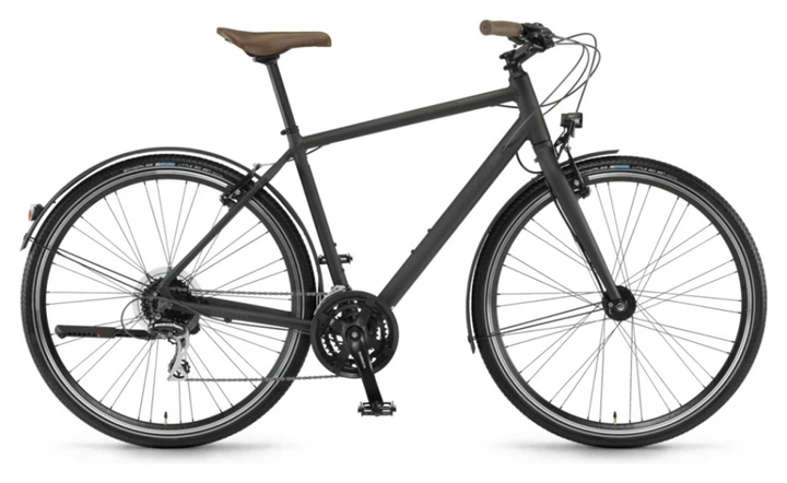 Велосипед Winora Flitzer men 28 " 24-G Acera, рама 61 см, чорний матовий, 2021 (4050024861) - Фото 1 Велосипед Winora Flitzer men 28 " 24-G Acera, рама 61 см, чорний матовий, 2021 (4050024861) - изображение 1