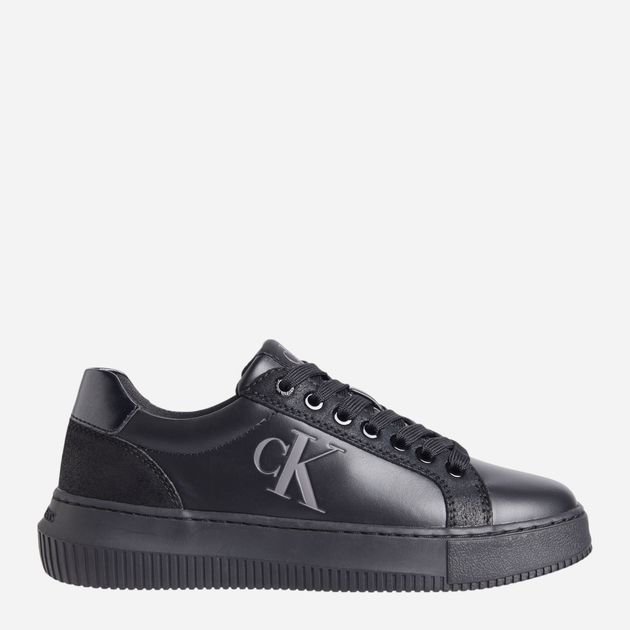 Sneakersy damskie skórzane Calvin Klein Jeans YW0YW016140GJ 40 Czarne (8720639483259) - obraz 1