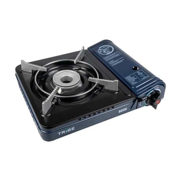 Плита газова туристична настільна портативна Tribe Basic T-HD-0002, blue (T-HD-0002-blue) - зображення 2