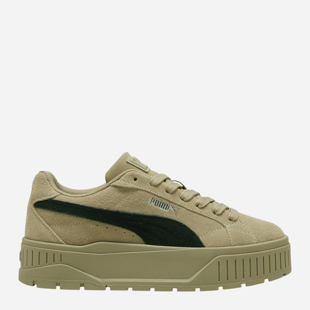 Sneakersy damskie na wysokiej platformie Puma Karmen II 397457-02 40.5 Oliwkowe (4067979686501) - obraz 1