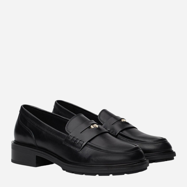 Loafersy damskie skórzane Tommy Hilfiger FW0FW08029BDS 39 Czarne (8720637133026) - obraz 2