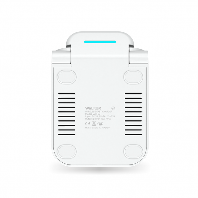 Бездротовий зарядний пристрій WALKER WH-52 15W white - зображення 12