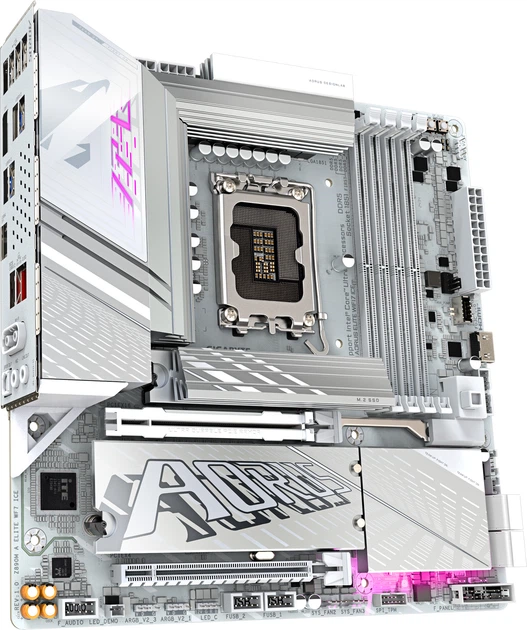 Płyta główna Gigabyte Z890M Aorus Elite Wi-Fi7 ICE (s1851, Intel Z890, PCI-Ex16) - obraz 2