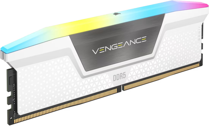Оперативна пам'ять Corsair DDR5-6000 32768MB PC5-48000 (Kit of 2x16384) Vengeance RGB White (CMH32GX5M2B6000C36W) - зображення 4