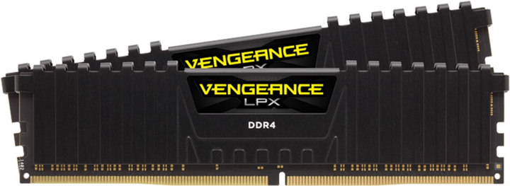 RAM Corsair DDR4-3000 16384MB PC4-24000 (Kit of 2x8192) Vengeance LPX Black (CMK16GX4M2D3000C16) - obraz 1