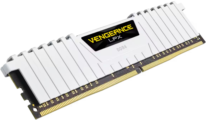 RAM Corsair DDR4-3000 16384MB PC4-24000 (Kit of 2x8192) Vengeance LPX White (CMK16GX4M2D3000C16W) - obraz 4
