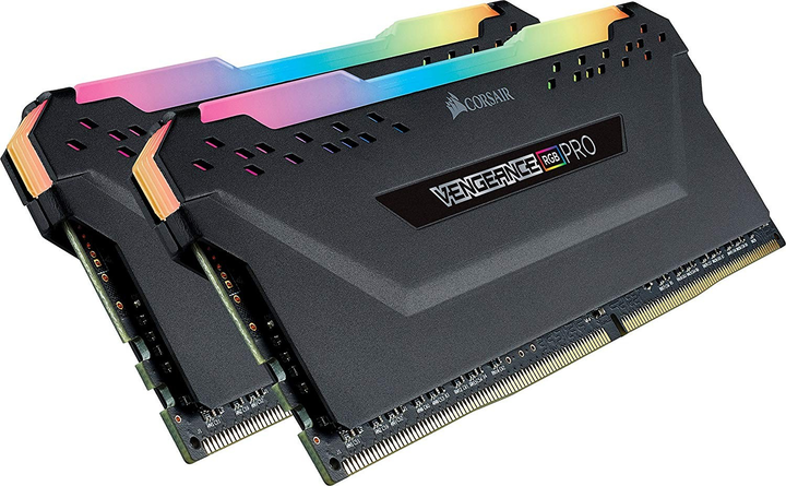 Pamięć RAM Corsair DDR4-2933 32768MB PC4-23400 (Kit of 2x16384) Vengeance RGB Pro Black (CMW32GX4M2Z2933C16) - obraz 3