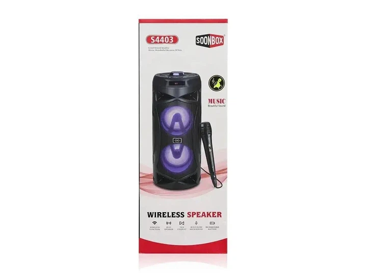 Портативная Bluetooth колонка S4403 10Вт черный - изображение 7