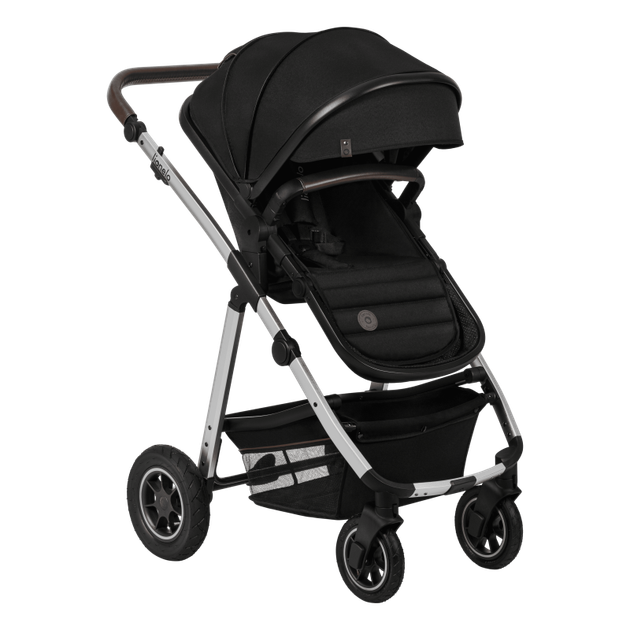 Універсальний візочок 2 в 1 Lionelo AMBER BLACK SILVER - зображення 3