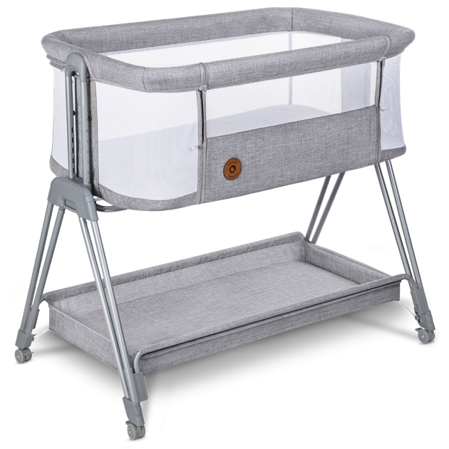 Кроватка приставная Lionelo LUNA GREY CONCRETE - Фото 1 Кроватка приставная Lionelo LUNA GREY CONCRETE - изображение 1
