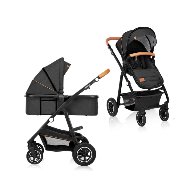 Универсальная коляска 2 в 1 Lionelo AMBER GREY GRAPHITE - изображение 2