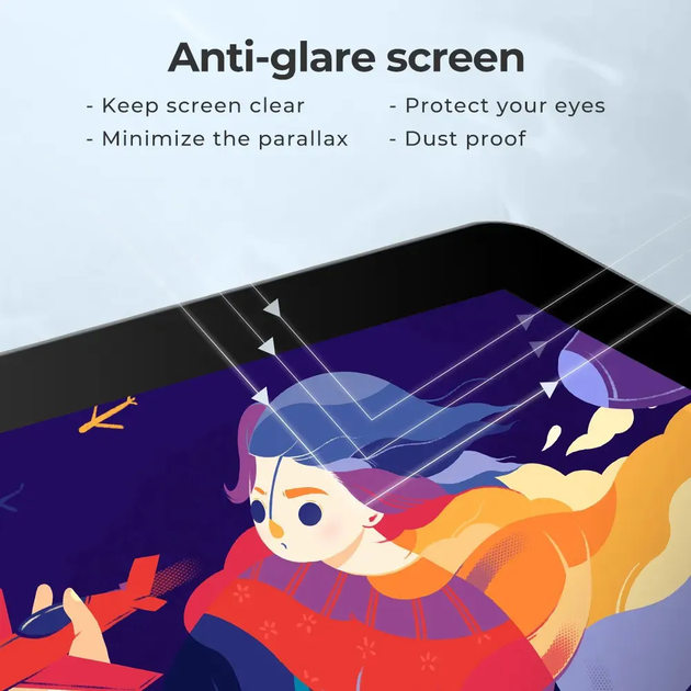 Графический дисплей XP-Pen Artist 13 (Gen 2) Диагональ 13,3 дюйма Рабочая область 293.76 x 165.24 мм Черный - изображение 2