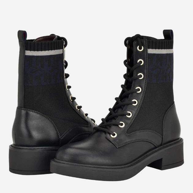Женские демисезонные берцы высокие Tommy Hilfiger 357488936 38.5 (8) 25.5 см Черные (1159815686) - Фото 2 Женские демисезонные берцы высокие Tommy Hilfiger 357488936 38.5 (8) 25.5 см Черные (1159815686) - изображение 2