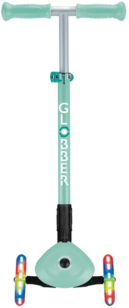 Самокат Globber Primo Foldable Lights колеса з підсвіткою до 50 кг 3+ М'ятний (432-206-3) - зображення 3