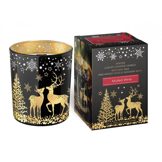 Свічка ароматизована в склі Bartek Candles Теплий вечір 200г. Глінтвейн - Фото 1 Свічка ароматизована в склі Bartek Candles Теплий вечір 200г. Глінтвейн - изображение 1