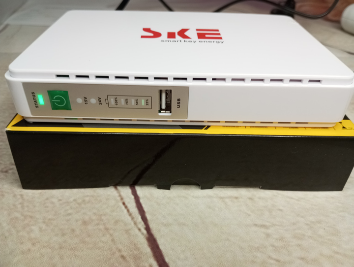 ИБП для роутера, повербанк бесперебойник 8800 мА SKE POE-432p 9В/12В 1А mini ups - изображение 2