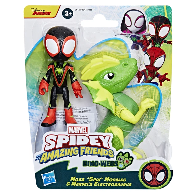 Набір іграшковий Hasbro Герой та Діно Спайді та його дивовижні друзі (SAF HERO DINO WEBS MILES_G0121) - Фото 3 Набір іграшковий Hasbro Герой та Діно Спайді та його дивовижні друзі (SAF HERO DINO WEBS MILES_G0121) - зображення 3