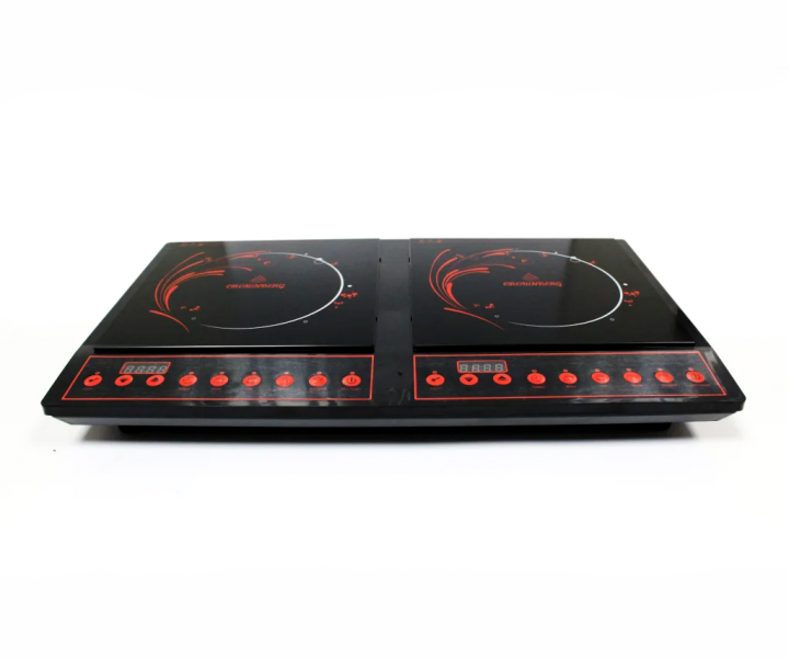 Электроплита индукционная на две конфорки 2000 W+2000 W Crownberg CB 00132988 - изображение 4