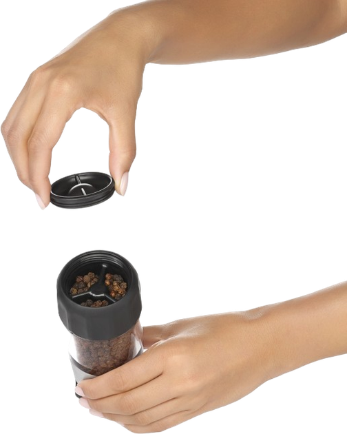 Młynek do pieprzu OXO Good Grips stalowy czarny (O-1140700) - obraz 5