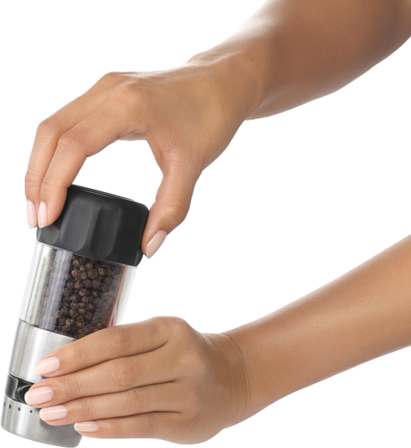 Młynek do pieprzu OXO Good Grips stalowy czarny (O-1140700) - obraz 6