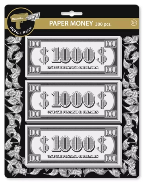 Набір іграшок Pocket Money Paper Money 300 шт (5713428020950) - зображення 1