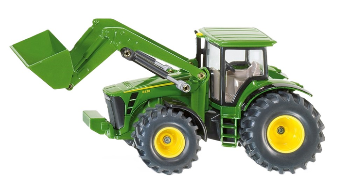 Трактор Siku John Deere з фронтальним навантажувачем (4006874019823) - зображення 1