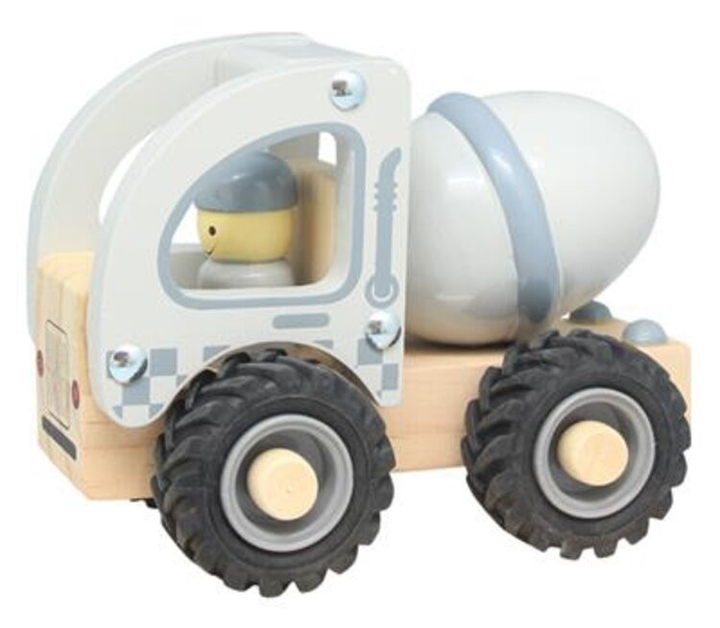 Maszyna budownicza Magni Wooden cement truck with rubber wheels (5707594055939) - obraz 1