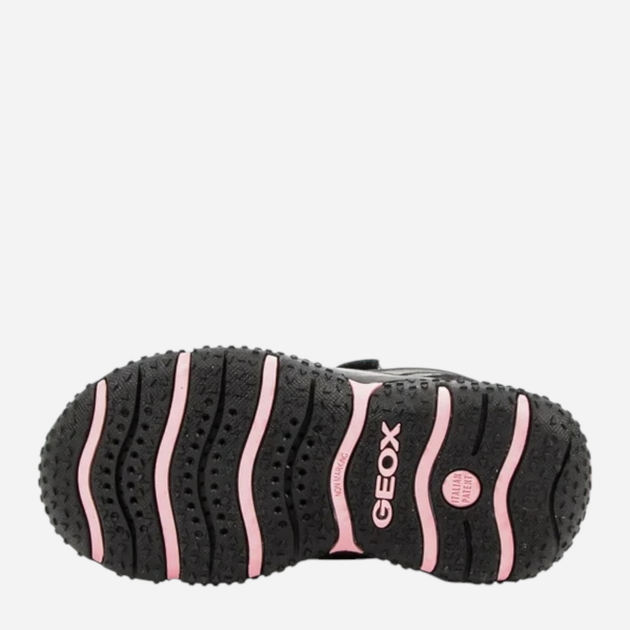 Дитячі зимові черевики для дівчинки Geox Sneakers B16H1A054FU-C0618 23 Чорні (8050036400468) - зображення 4