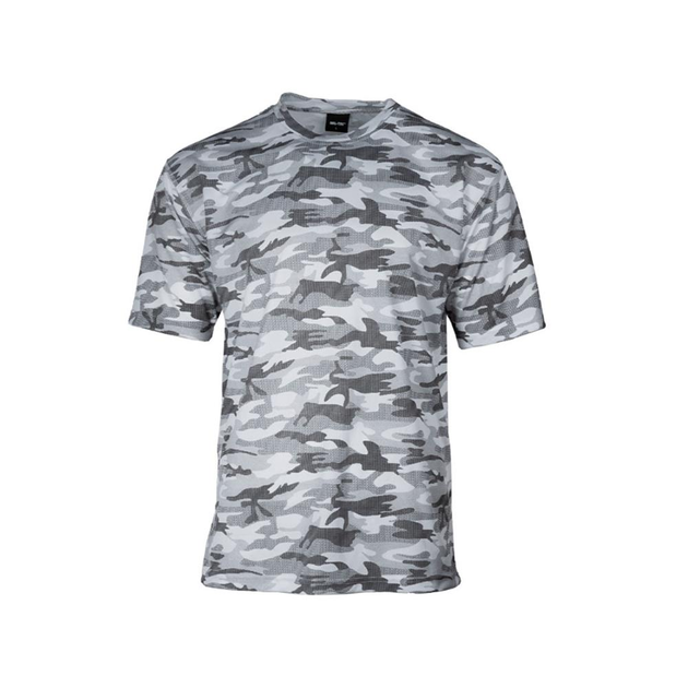 Футболка Mil-Tec MESH T-SHIRT URBAN Белая ночь M - изображение 1