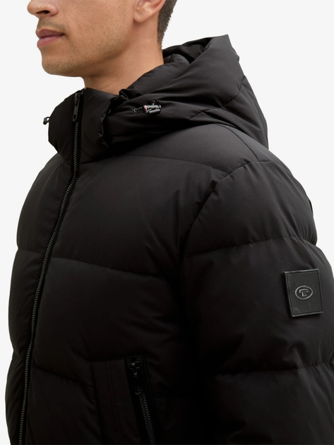 Пуховик зимовий короткий чоловічий Tom Tailor 1042521 2XL Чорний (4068127235770) - зображення 4