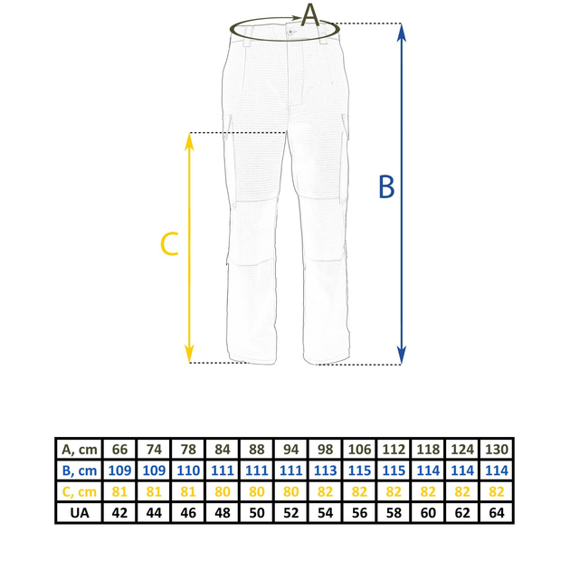 Штаны тактические Urban Tailor Rip-Stop ММ-14 (Украинский пиксель) 48 - изображение 2