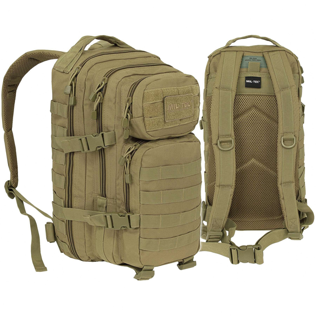 Рюкзак тактический MIL-TEC US Assault Small 20L Coyote - изображение 1