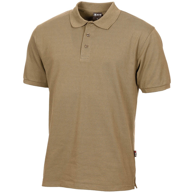 Футболка поло MFH Polo Shirt Coyote XXL - зображення 1