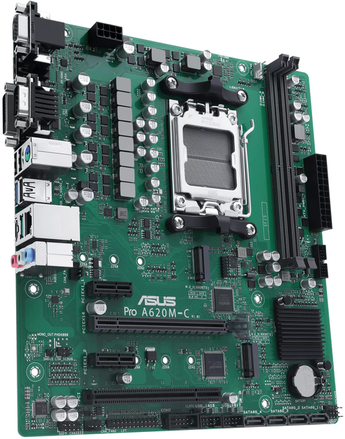 Płyta główna ASUS Pro A620M-C-CSM (sAM5, AMD A620, PCI-Ex16) (90MB1F80-M0EAYC) - obraz 3