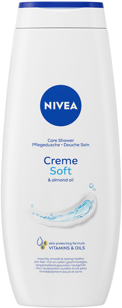 Акція на Гель-догляд для душу NIVEA Creme Soft і мигдалева олія 500 мл від Rozetka