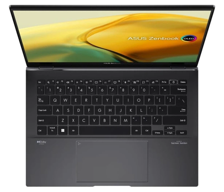 Ноутбук ASUS ZenBook 14 UM3402YA / AMD Ryzen™ 5 7530U / 16 ГБ (LPDDR4x, 3733 МГц) / 512 / Матовый, светодиодный, IPS / 2560 x 1600 (WQXGA) 14,0 дюймов - Фото 3 Ноутбук ASUS ZenBook 14 UM3402YA / AMD Ryzen™ 5 7530U / 16 ГБ (LPDDR4x, 3733 МГц) / 512 / Матовый, светодиодный, IPS / 2560 x 1600 (WQXGA) 14,0 дюймов - изображение 3